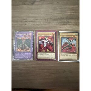 Set of 3 HERO Yugioh Cards‎